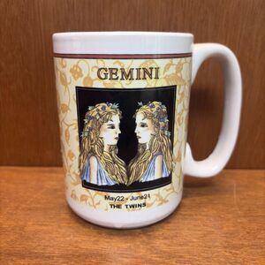 Vintage Gemini "The Twins" Astrology Mug